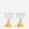 &Klevering Glass & Drinksware^Tulip Caramel Glasses Set of Two