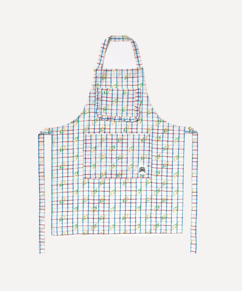 Damson Madder Kitchen^Tulip Check Valerie Apron