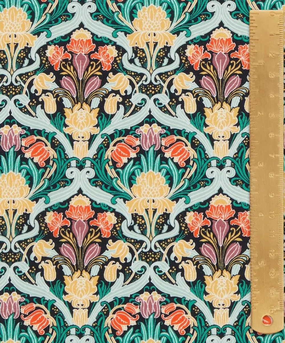 Liberty Crepe De Chine^Tulip Flourish Crepe de Chine