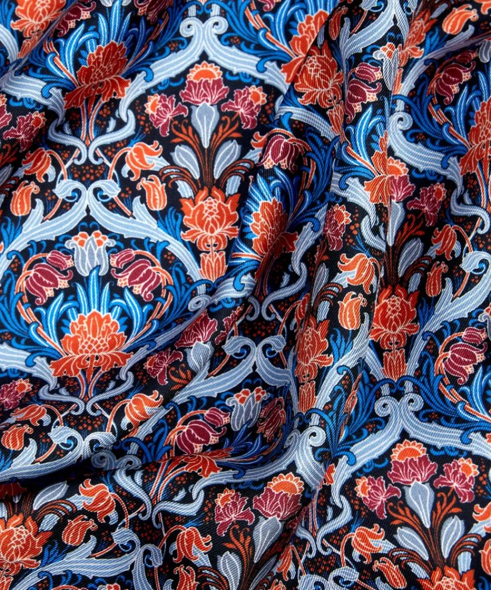 Liberty Monument Twill^Tulip Flourish Silk Twill