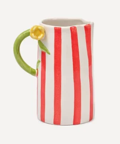 Damson Madder Glass & Drinksware|Kitchen^Tulip Stripe Jug