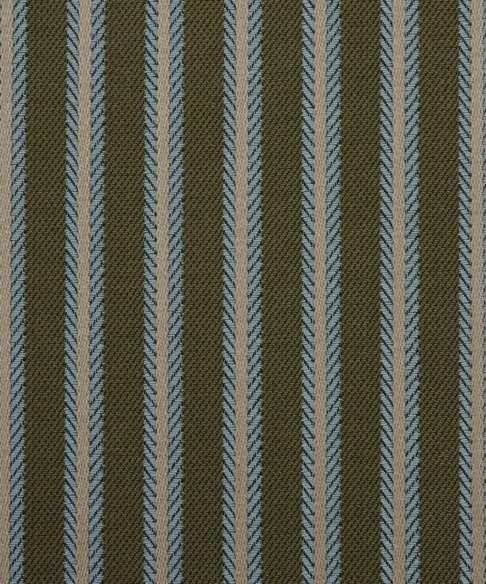 Liberty Interiors Furnishing Fabrics|Furnishing Fabrics^Twill Stripe in Kelp