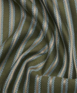 Liberty Interiors Furnishing Fabrics|Furnishing Fabrics^Twill Stripe in Kelp