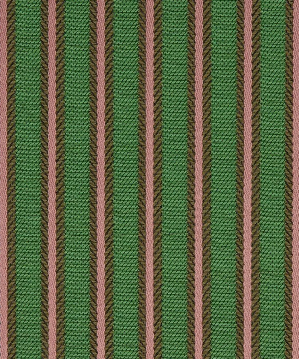Liberty Interiors Furnishing Fabrics^Twill Stripe in Purslane