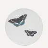 Astier de Villatte Tableware^Two Flying Butterflies Plate