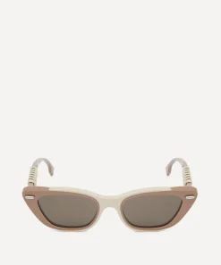 Fendi Sunglasses & Glasses^Two-Tone Cat-Eye Acetate Sunglasses