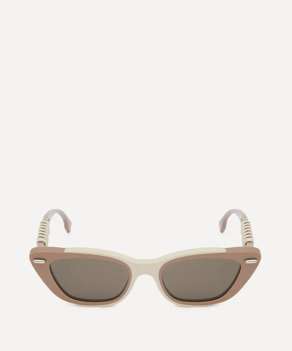 Fendi Sunglasses & Glasses^Two-Tone Cat-Eye Acetate Sunglasses