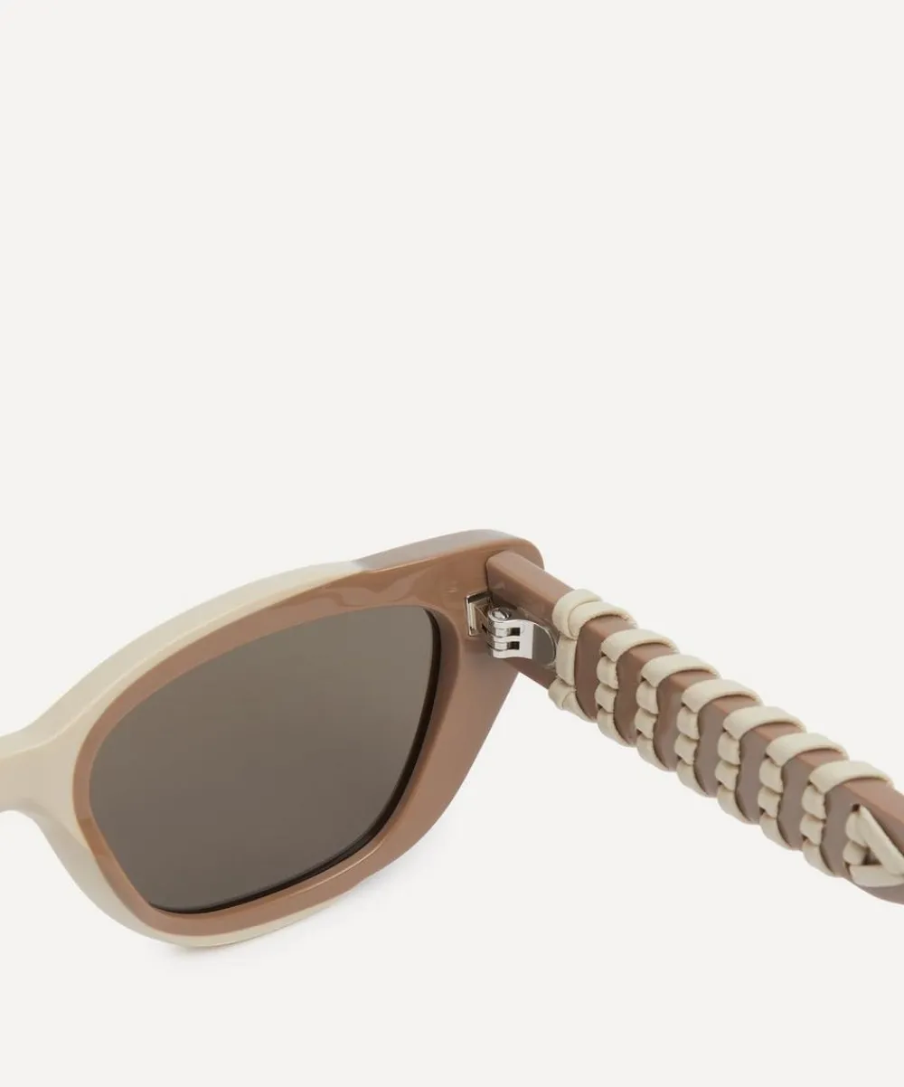 Fendi Sunglasses & Glasses^Two-Tone Cat-Eye Acetate Sunglasses