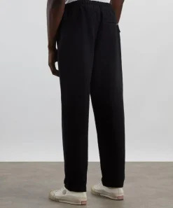 Wax London Trousers^Tyne Black Floral Diamond Cotton Trousers