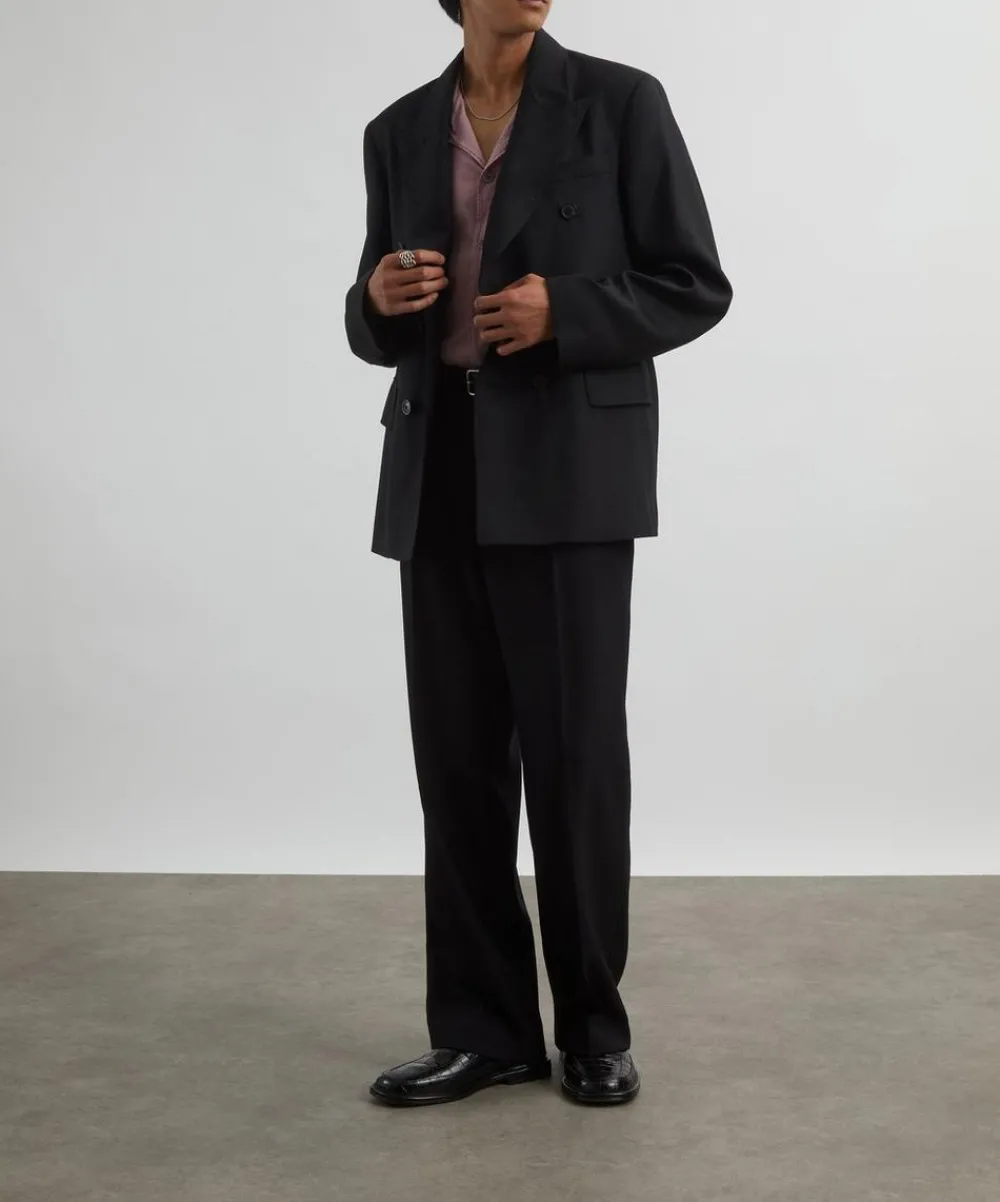 Our Legacy Coats & Jackets^Unconstructed Double Breasted Wool Blazer