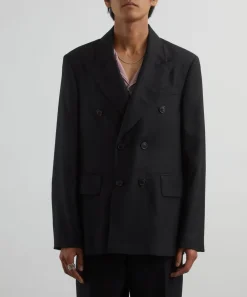 Our Legacy Coats & Jackets^Unconstructed Double Breasted Wool Blazer