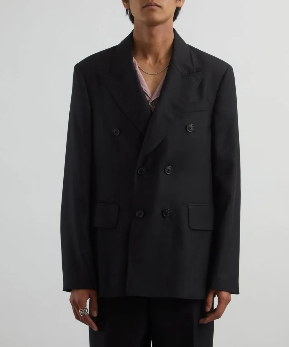 Our Legacy Coats & Jackets^Unconstructed Double Breasted Wool Blazer
