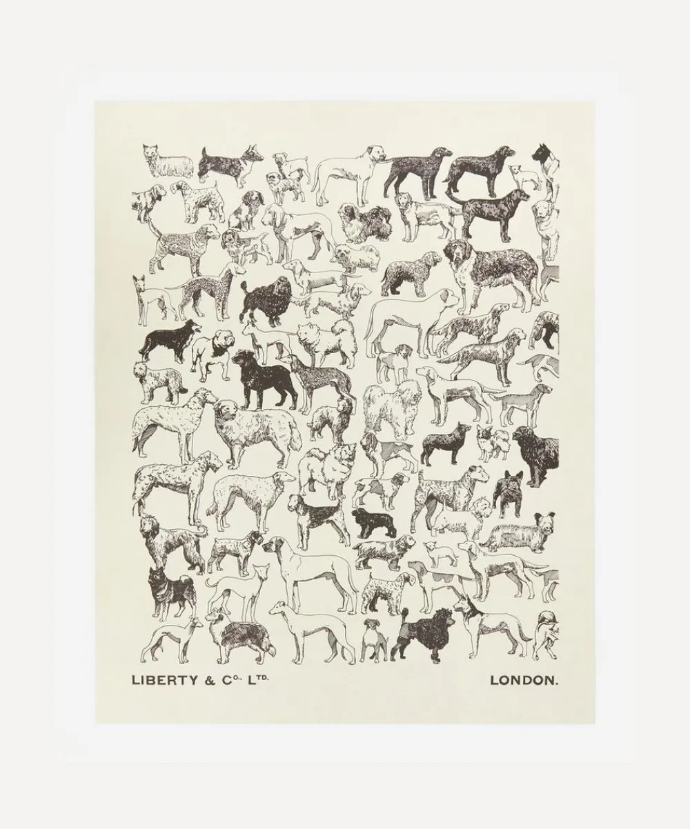 Liberty Wall Art|Living Room^Unframed A Gathering of Dogs Archive Art Print