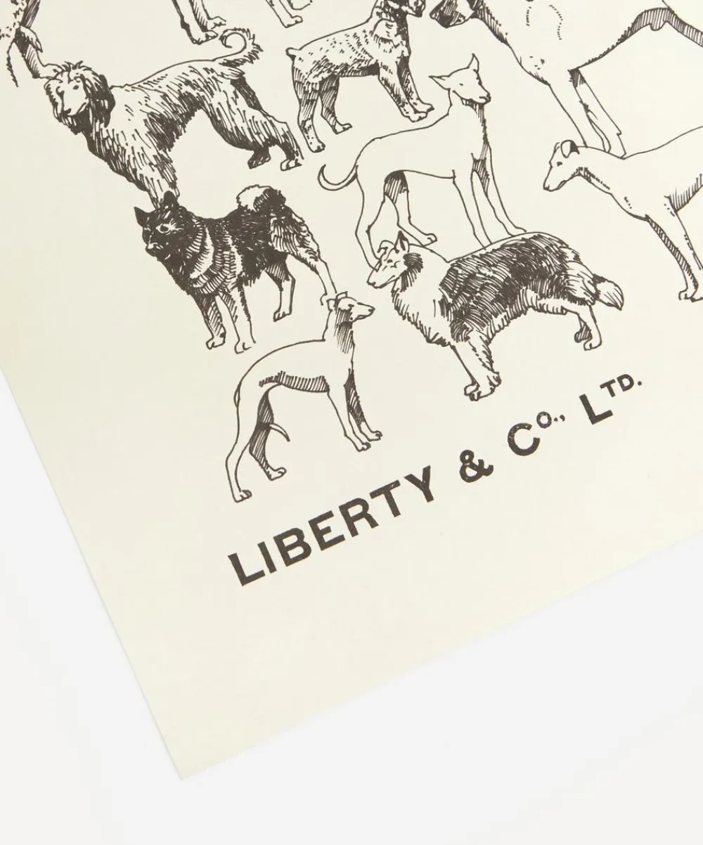 Liberty Wall Art|Living Room^Unframed A Gathering of Dogs Archive Art Print