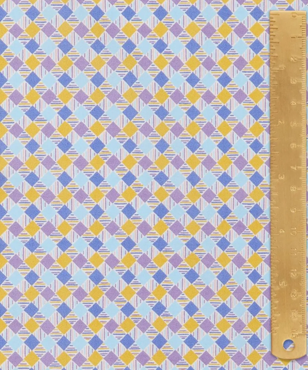 Liberty Fabrics Cotton For Quilting^Urban Check Lasenby Quilting Cotton