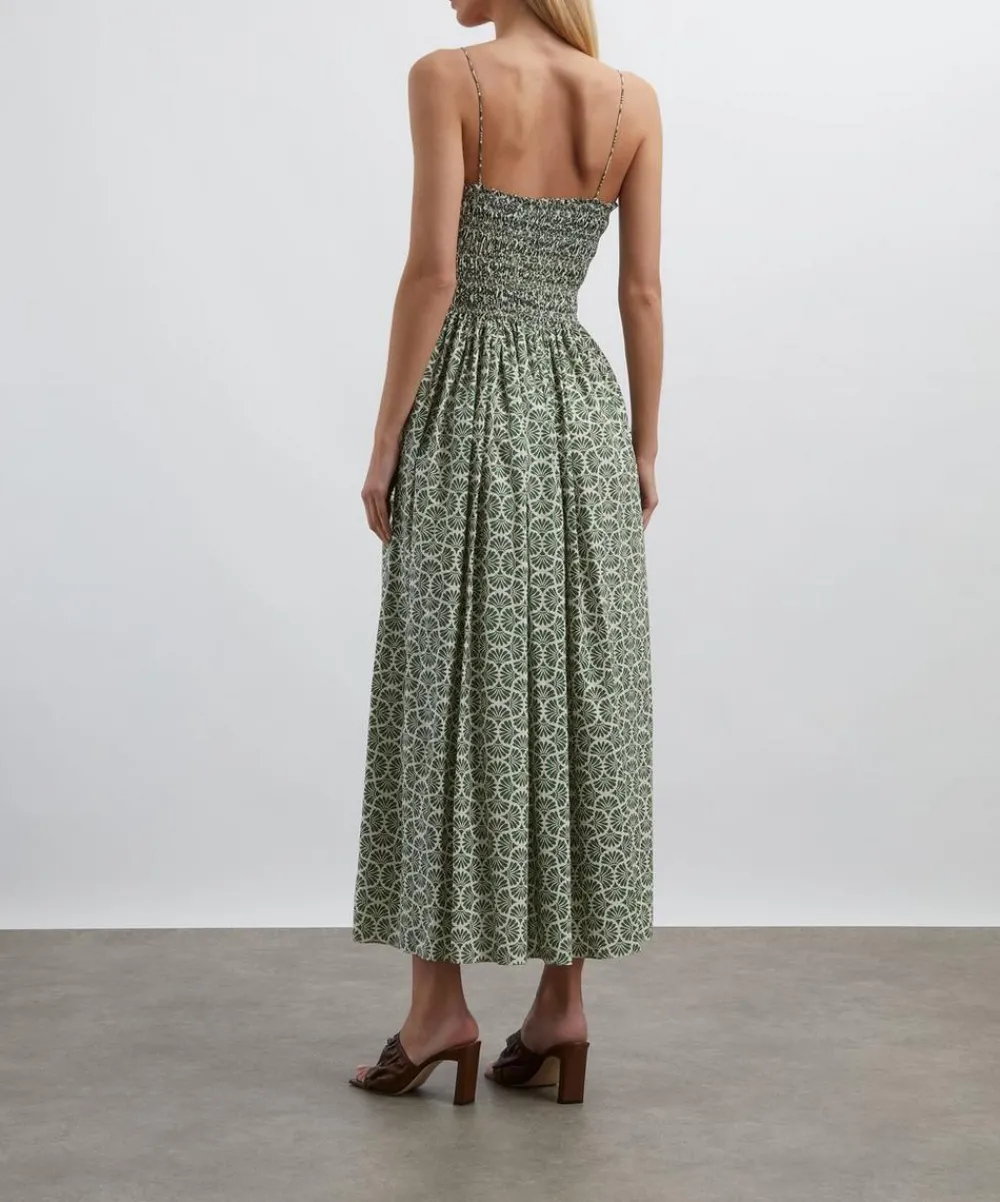 Matteau Dresses^Vetiver Shirred Bodice Dress