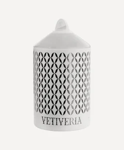 Commune Candles & Candle Holders^Vetiveria Lux Scented Candlewith White Onyx Cover 400g