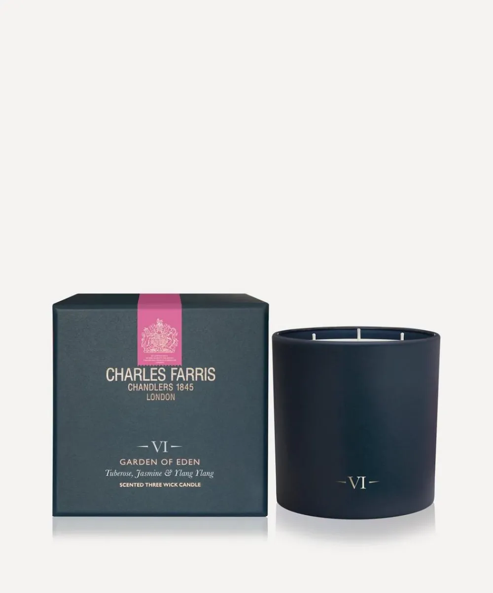 Charles Farris Candles & Candle Holders^VI Garden Of Eden 3 Wick Candle 640g