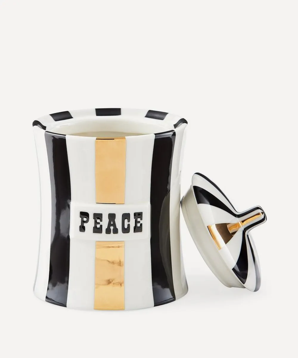 Jonathan Adler Storage|Living Room^Vice Gilded Peace Canister