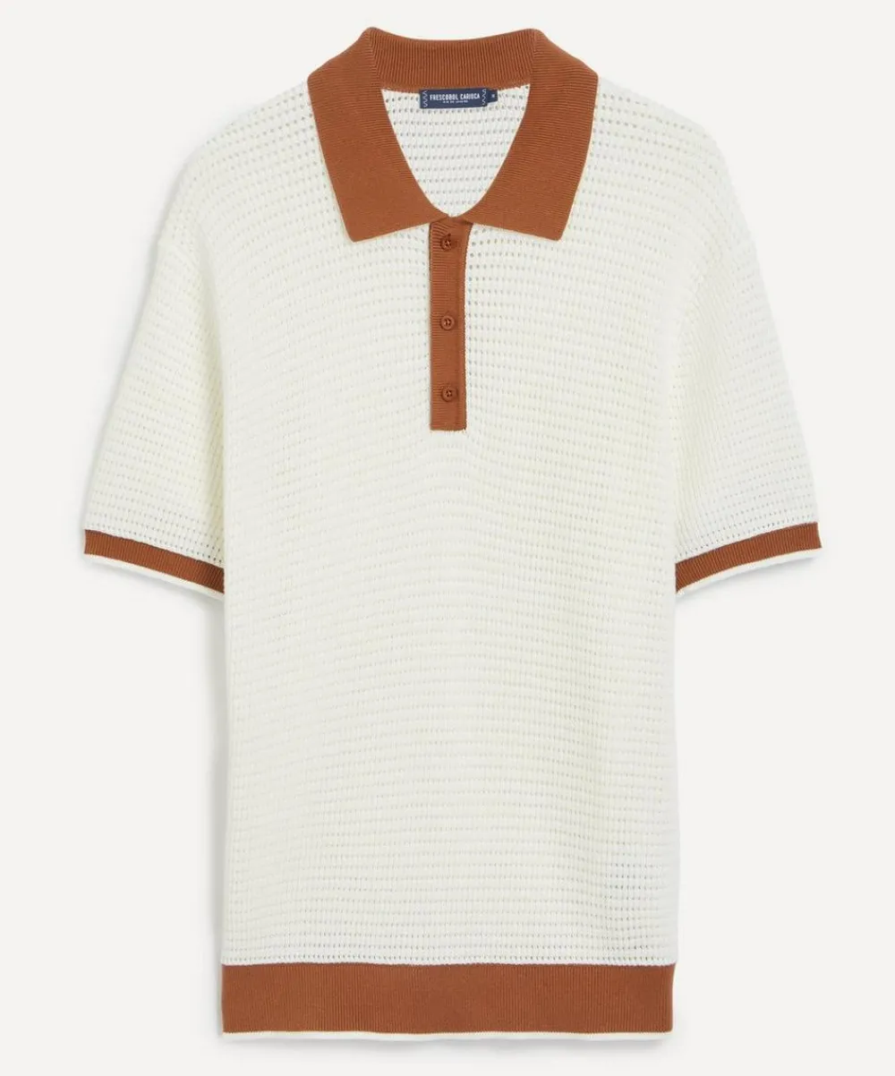 Frescobol Carioca Knitwear & Sweats^Vidal Cotton Crochet Polo