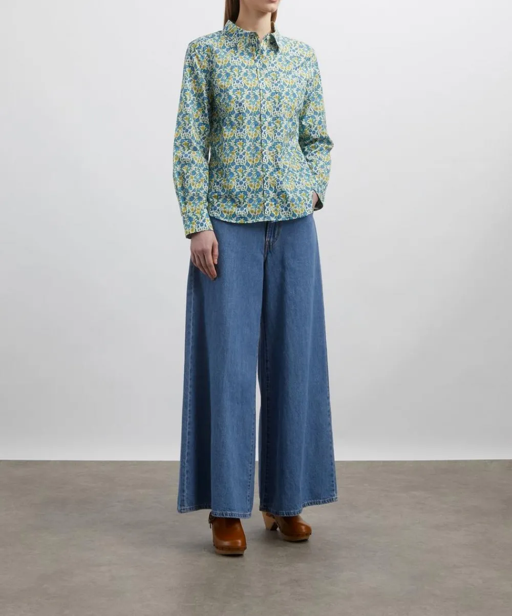 Liberty Tops^Viger’s Sketch Tana Lawn Cotton™ Fitted Shirt