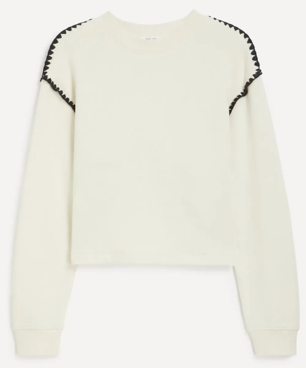 Rag & Bone Knitwear^Vintage Terry Blanket Stitch Pullover