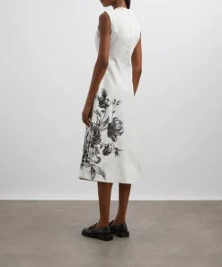 Erdem Dresses^Violetta Etching Sleeveless Midi Dress