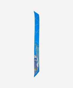 Liberty Scarves^Virgo 5X88 Ribbonette Silk Scarf