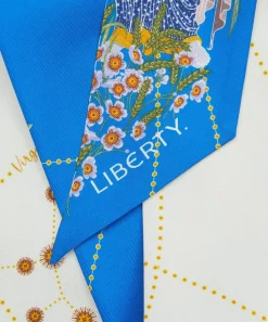 Liberty Scarves^Virgo 5X88 Ribbonette Silk Scarf