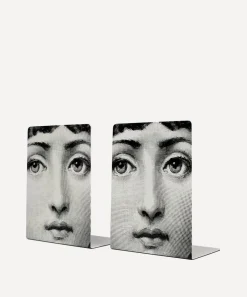 Fornasetti Ornaments^Viso Bookends