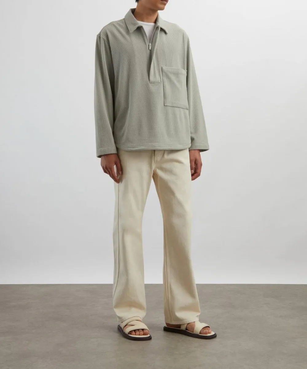 Le17septembre Knitwear & Sweats^Waffle Half-Zip Anorak