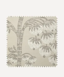 Liberty Interiors Wallpaper^Wallpaper Swatch – Berry Tree in Pewter