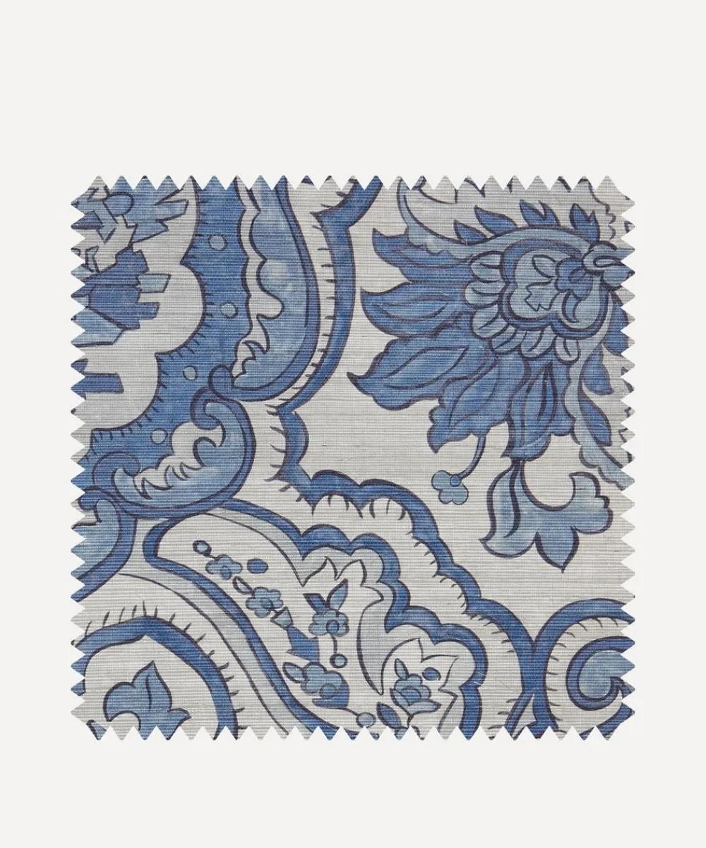 Liberty Interiors Wallpaper|Wallpaper^Wallpaper Swatch – Charlton in Lapis
