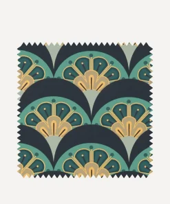 Liberty Interiors Wallpaper^Wallpaper Swatch - Deco Scallop in Jade