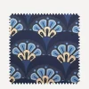Liberty Interiors Wallpaper^Wallpaper Swatch - Deco Scallop in Lapis