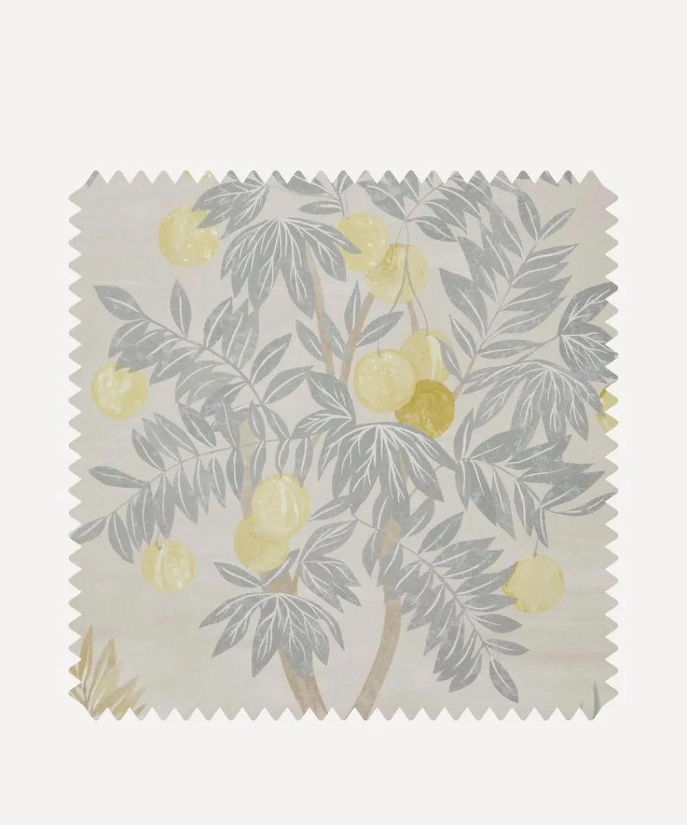 Liberty Interiors Wallpaper|Wallpaper^Wallpaper Swatch – Enchanted Wood in Pewter