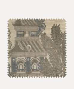 Liberty Interiors Wallpaper^Wallpaper Swatch – Floating Palace in Pewter