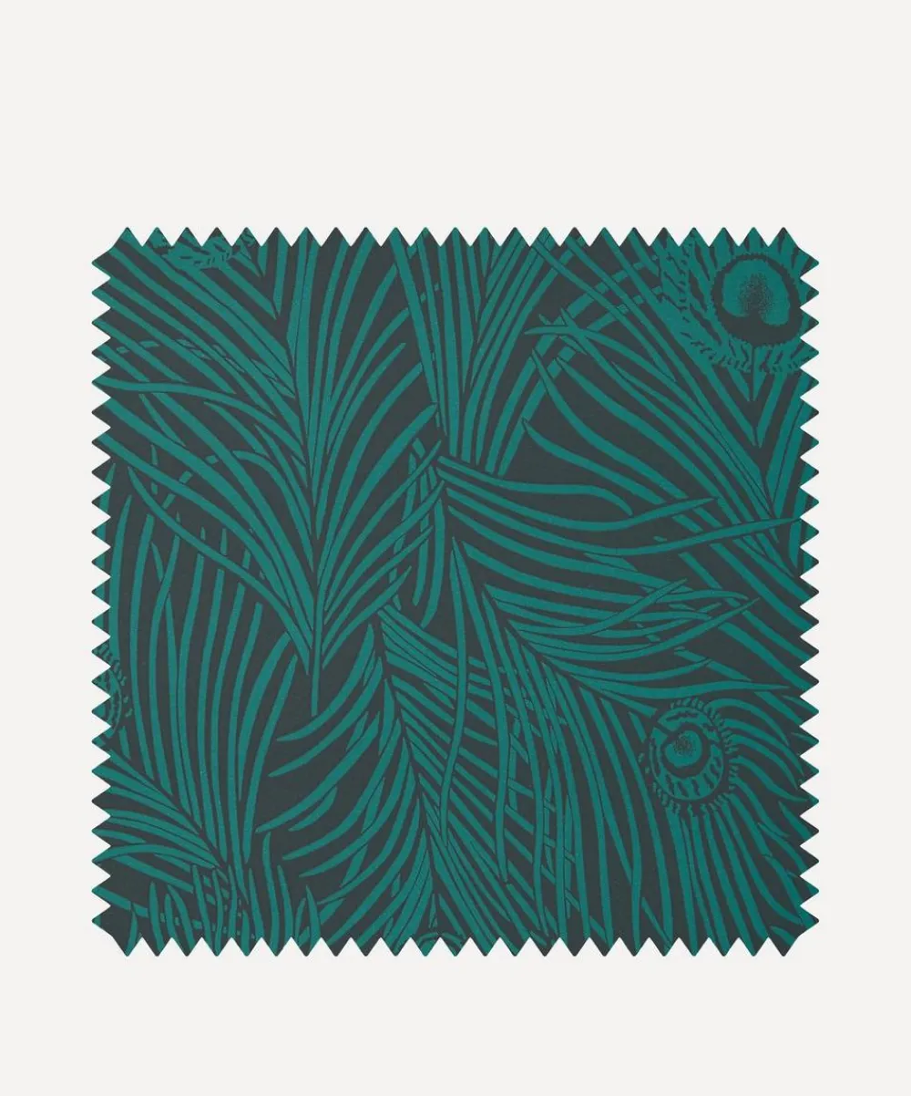 Liberty Interiors Wallpaper^Wallpaper Swatch - Hera Plume in Jade