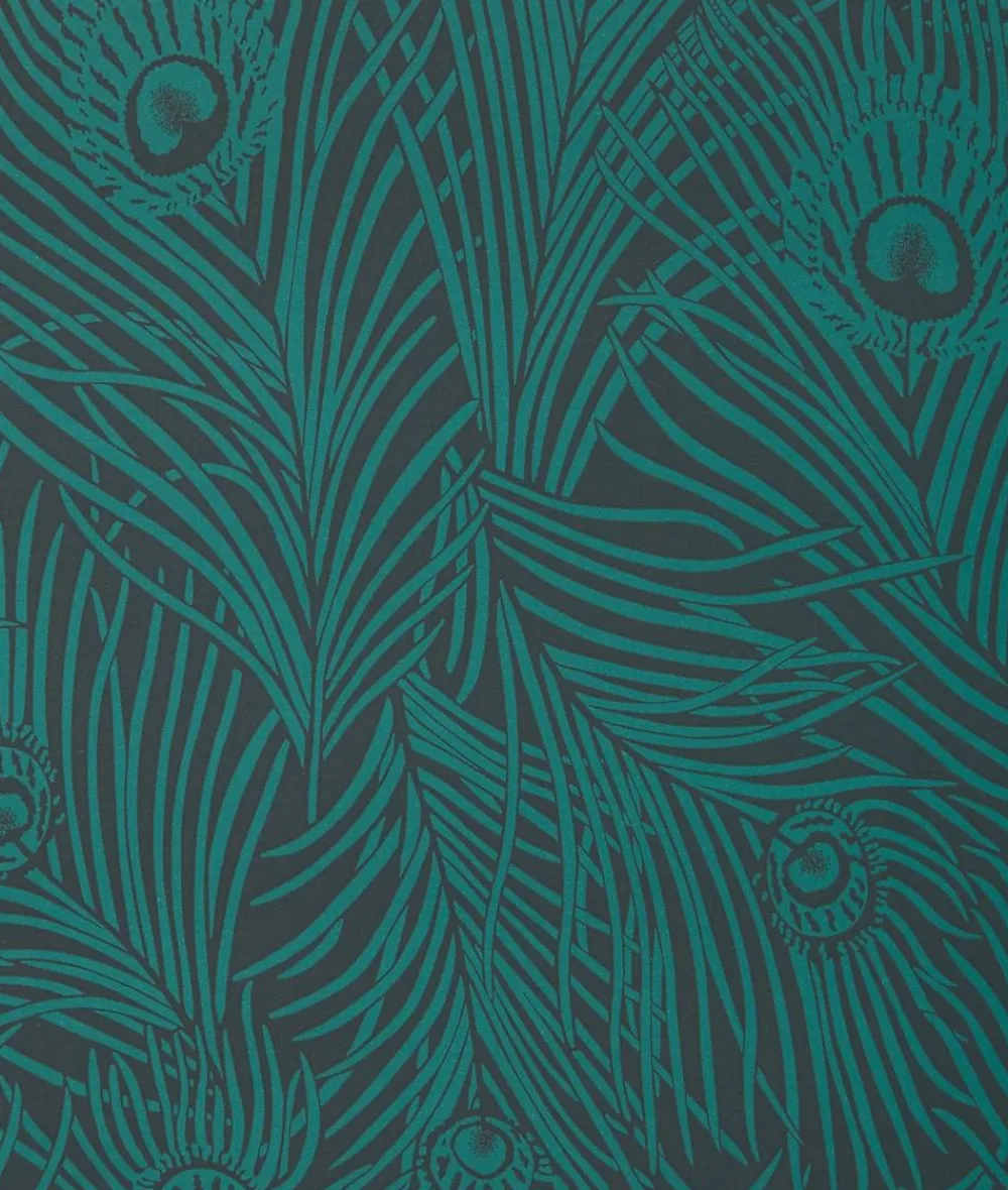 Liberty Interiors Wallpaper^Wallpaper Swatch - Hera Plume in Jade