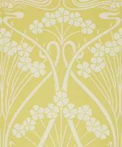 Liberty Interiors Wallpaper^Wallpaper Swatch - Ianthe Mono in Fennel