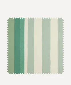 Liberty Interiors Wallpaper|Wallpaper^Wallpaper Swatch – Obi Stripe in Jade