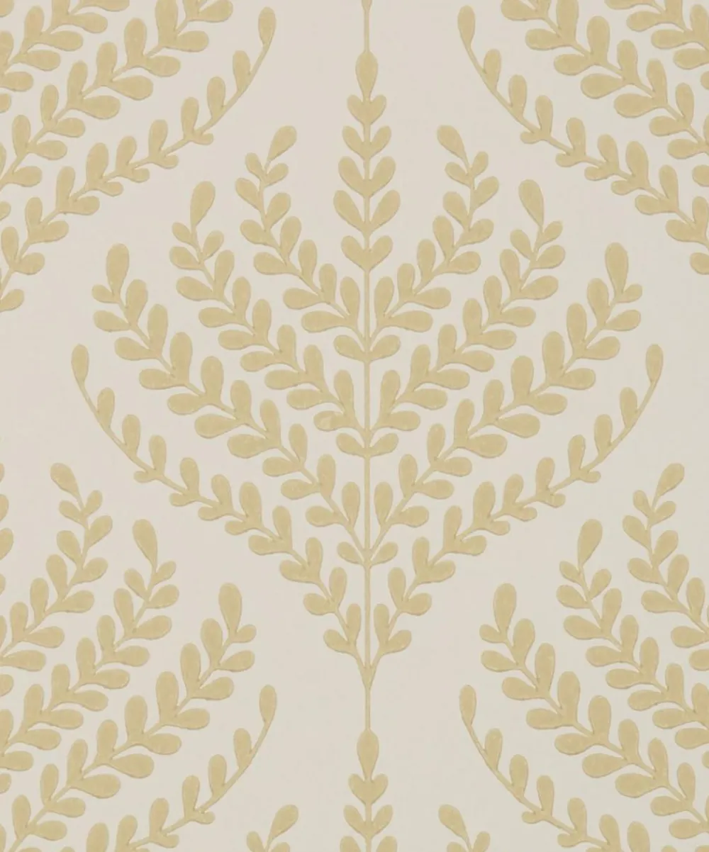 Liberty Interiors Wallpaper^Wallpaper Swatch - Paisley Fern in Fennel