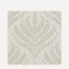 Liberty Interiors Wallpaper^Wallpaper Swatch - Paisley Fern in Pewter White