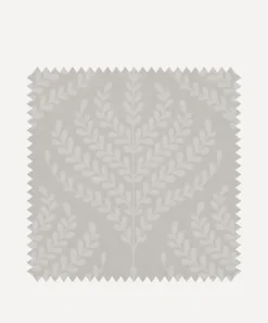 Liberty Interiors Wallpaper^Wallpaper Swatch - Paisley Fern in Pewter