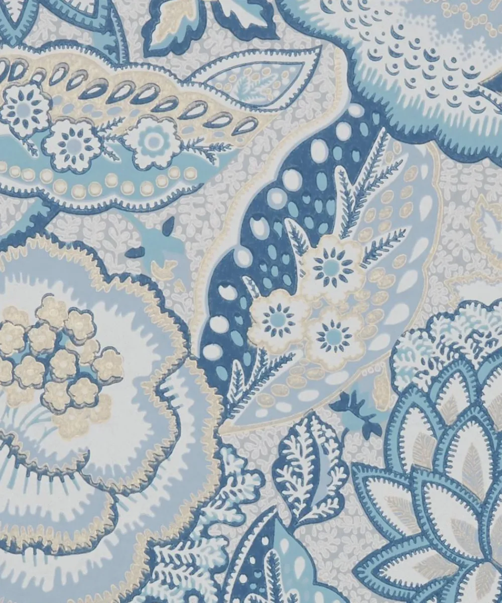 Liberty Interiors Wallpaper^Wallpaper Swatch - Patricia in Lapis