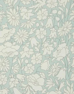 Liberty Interiors Wallpaper^Wallpaper Swatch - Poppy Meadow in Salvia