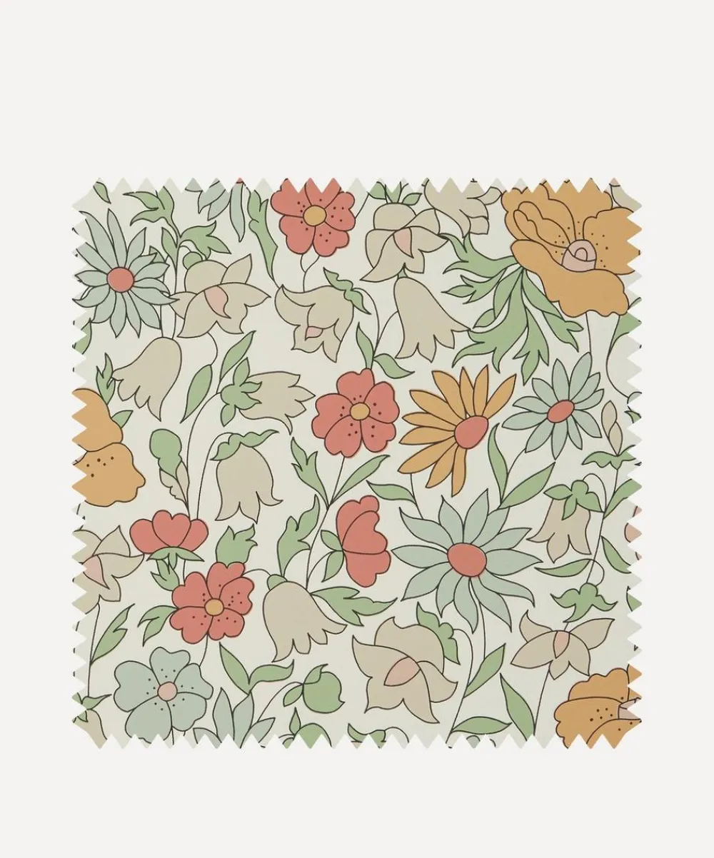 Liberty Interiors Wallpaper^Wallpaper Swatch - Poppy Meadowfield in Lichen