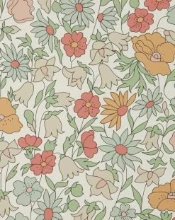 Liberty Interiors Wallpaper^Wallpaper Swatch - Poppy Meadowfield in Lichen
