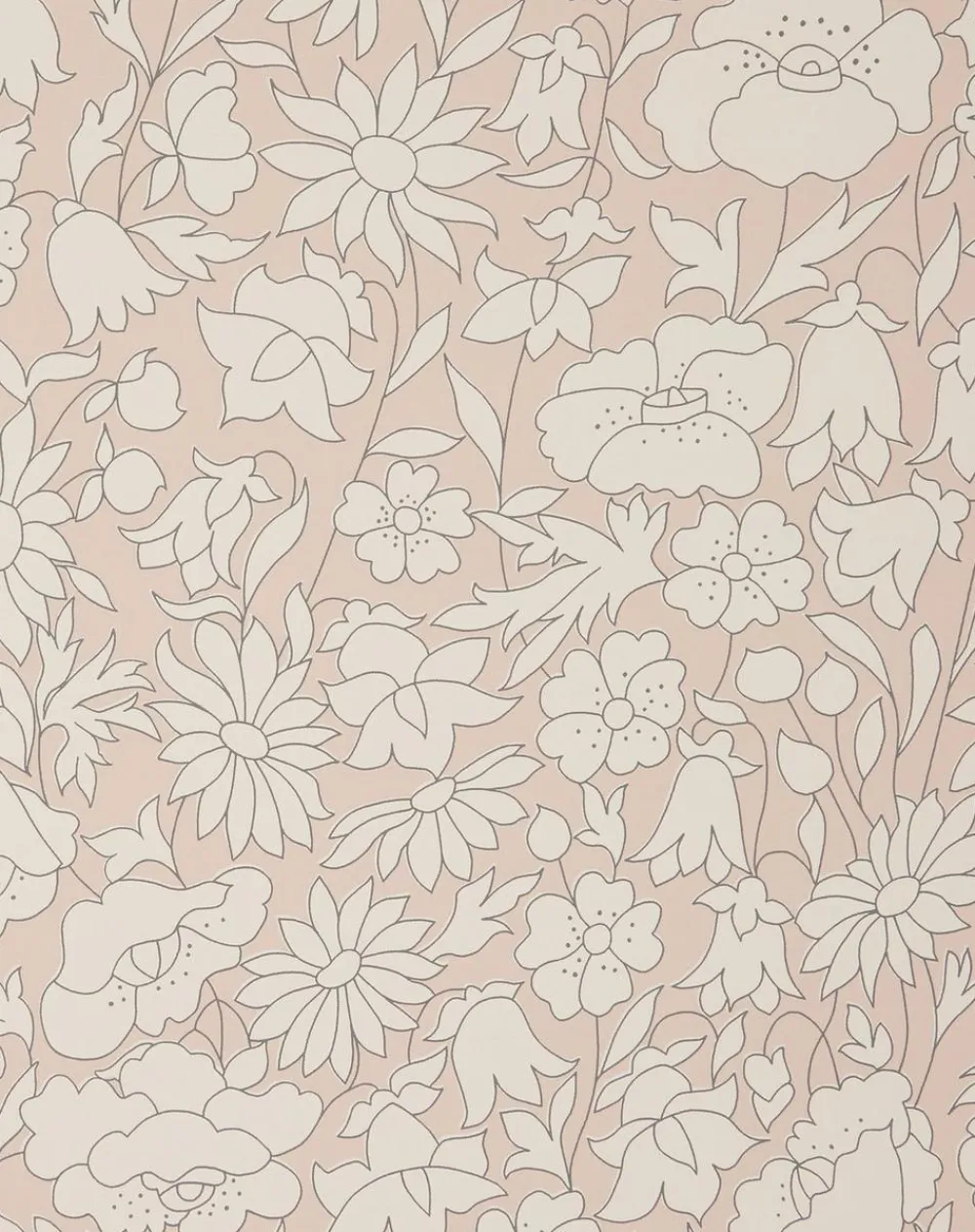 Liberty Interiors Wallpaper^Wallpaper Swatch - Poppy Meadow in Ointment