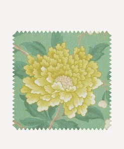 Liberty Interiors Wallpaper^Wallpaper Swatch – Porcelain Trail in Jade